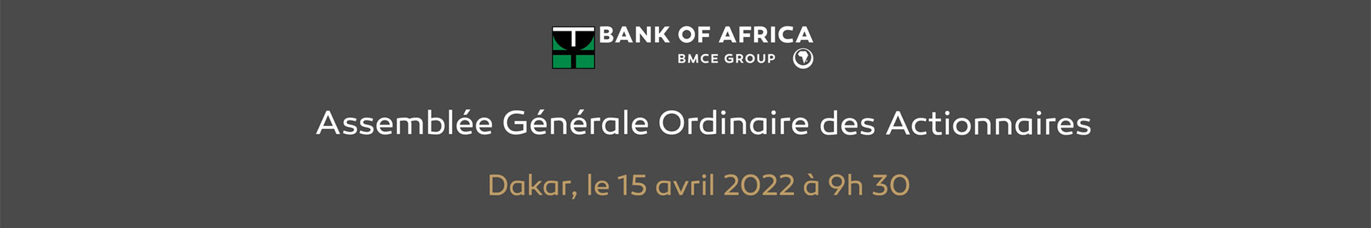 Assemblée Générale Ordinaire des Actionnaires – Exercice 2021